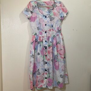 Vintage Sally Lou Floral print dress